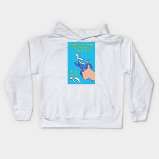 He's All Right Now Kids Hoodie